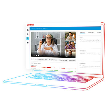 Avaya Cloud office laptop graphics