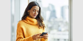 Woman on a cell phone