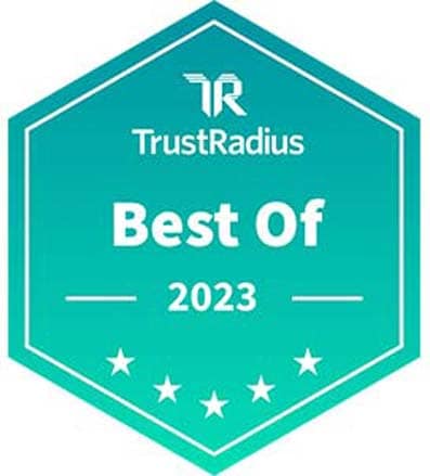 2023 Trust Radius Best Relationship and Value for Price Logo 