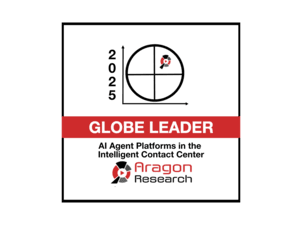 Aragon Research Globe™ for AI Agent Platforms in the ICC, 2025 badge