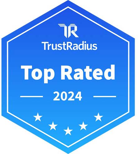 2024 Trust Radius Top Rated Award logo