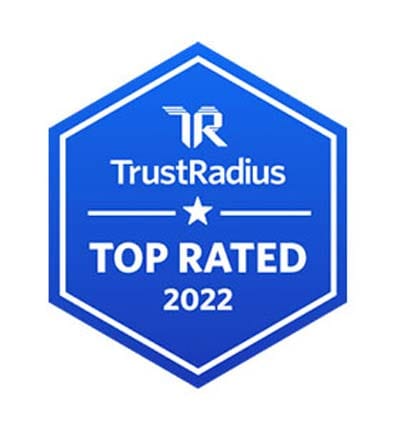 TrustRadius 2022 Top Rated Award Logo