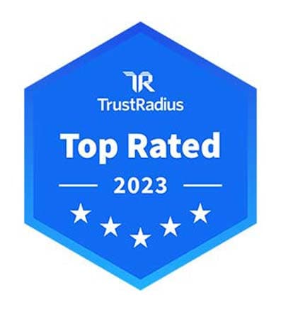 TrustRadius 2023 Top Rated Award Logo