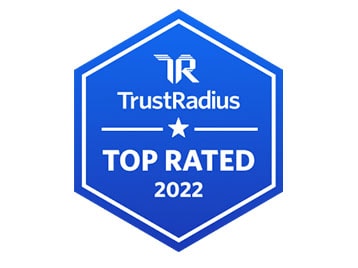 TrustRadius 2022 Top Rated Award logo