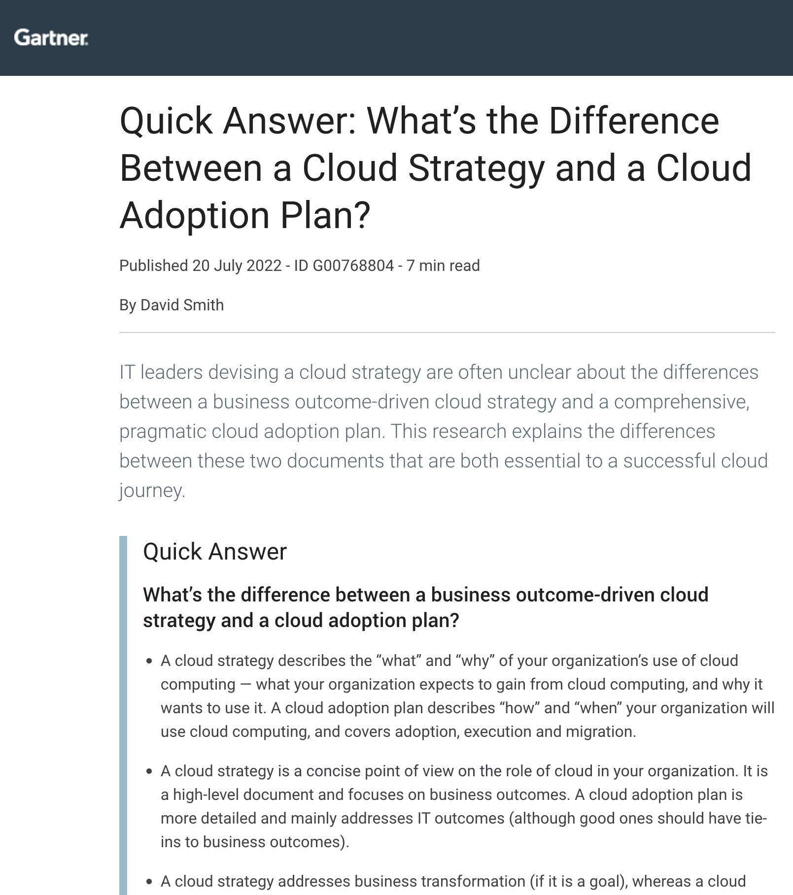 How To Approach Machine Learning Operations Cloud Adoption Framework