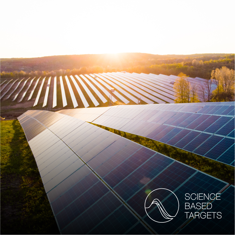 Photo of a solar field